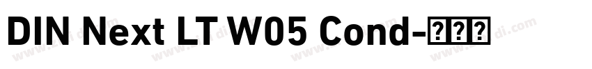 DIN Next LT W05 Cond字体转换
